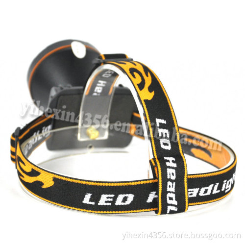 New Brand RJ-0560 Rechargeable Led Headlamp in Yellow Light and Built-in Battery